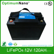 Rechargeable 12V 120ah LiFePO4 Battery for UPS